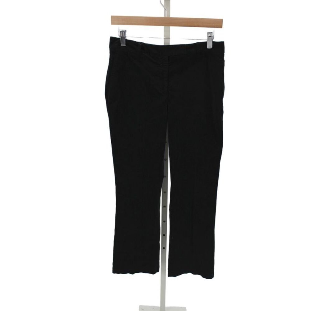 QL2 Womens Dress Pants Black 97% Cotton Zip Inseam 28 Size 42